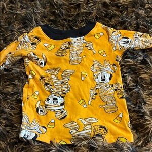 Disney Kids Pajama Top - Orange and Black